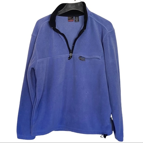 ProSpirit Blue Fleece Pullover Long Sleeve Sweater Size Small - Picture 1 of 6